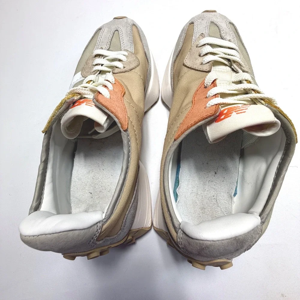 New Balance 327 WS327MS Beige Tan Retro‎ Sneakers Womens 7